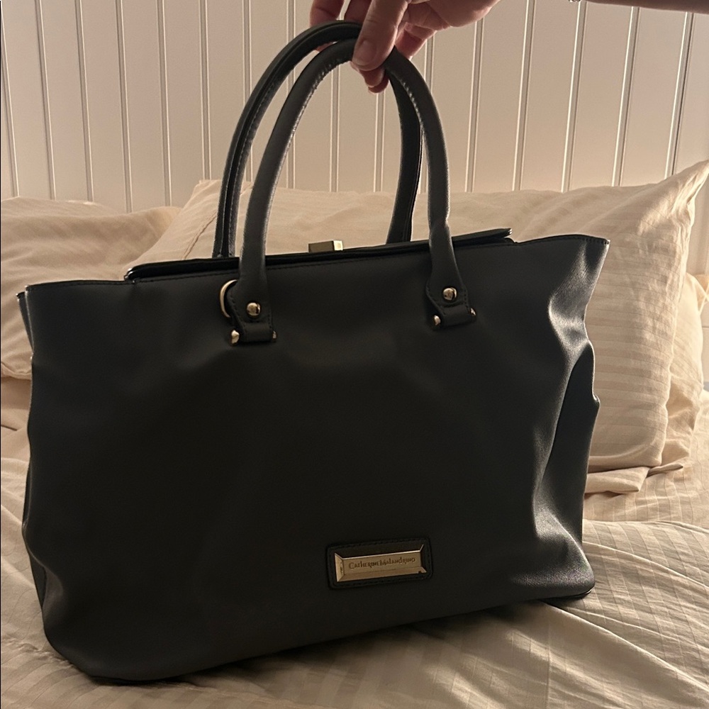 Catherine Malandrino Dark Gray Hang Bag